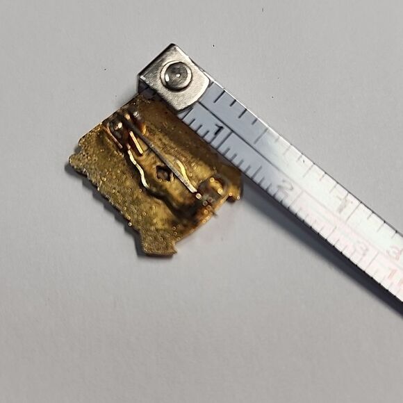 Gold and Red Perfect Attendance Bowling Pin - Picture 3 of 3